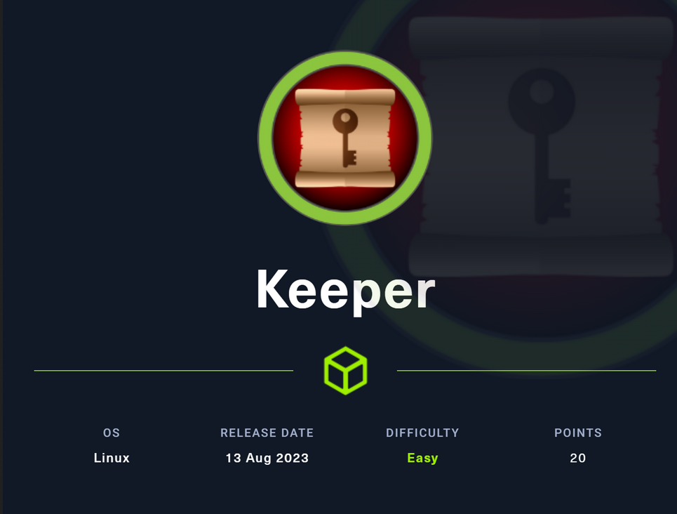 Keeper – Hack The Box – @lautarovculic