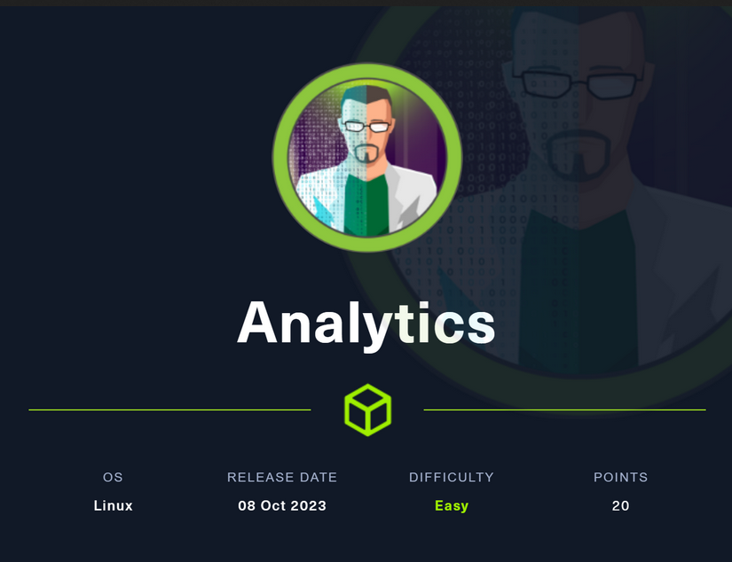 Analytics – Hack The Box – @lautarovculic