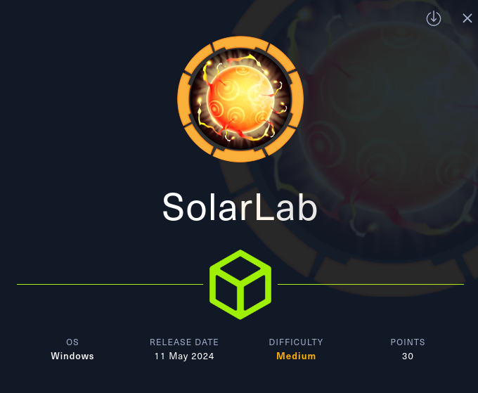 Protected: SolarLab – Hack The Box – @lautarovculic
