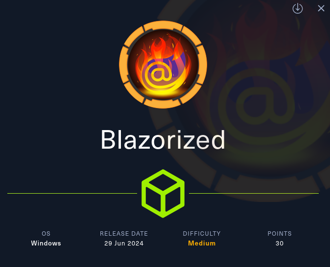 Protected: Blazorized – Hack The Box – @lautarovculic
